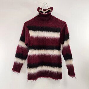 Vintage Angora Wool Turtleneck Sweater
